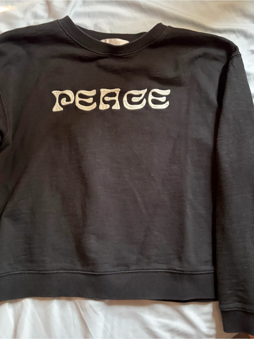 Spirtual Gangster Peace' Crewneck Sweater - Medium